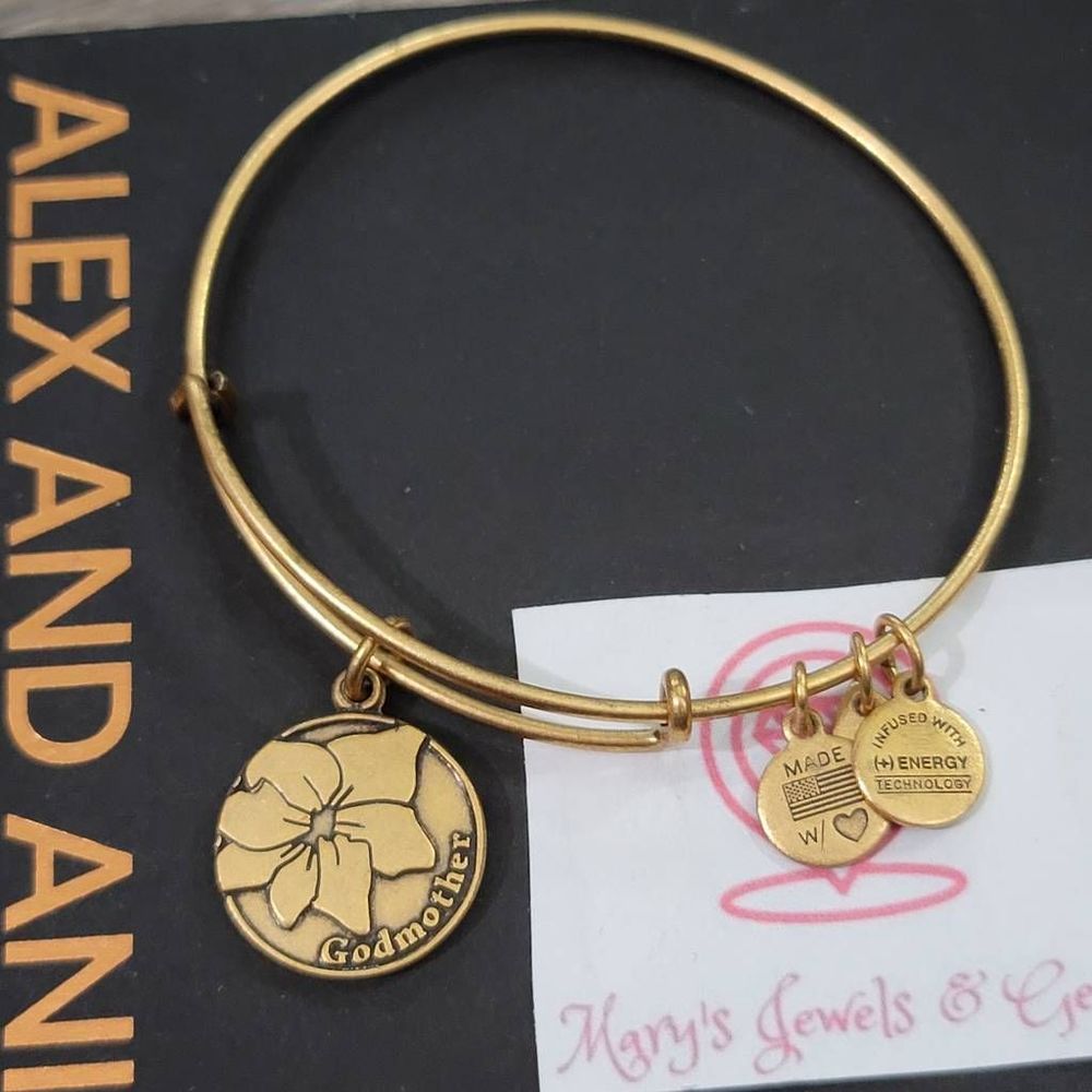 Alex and Ani godmother charm bracelet